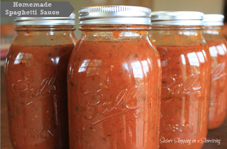 Home Canning Spaghetti Sauce Recipes
 Canning Homemade Spaghetti Sauce – Sisters Shopping Farm