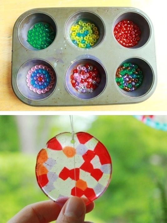 Home Crafting For Kids
 For when the grandkids are older DIY Sun Catchers 29