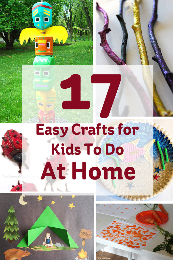 Home Crafting For Kids
 17 Easy Crafts for Kids to do at Home Hobbycraft Blog