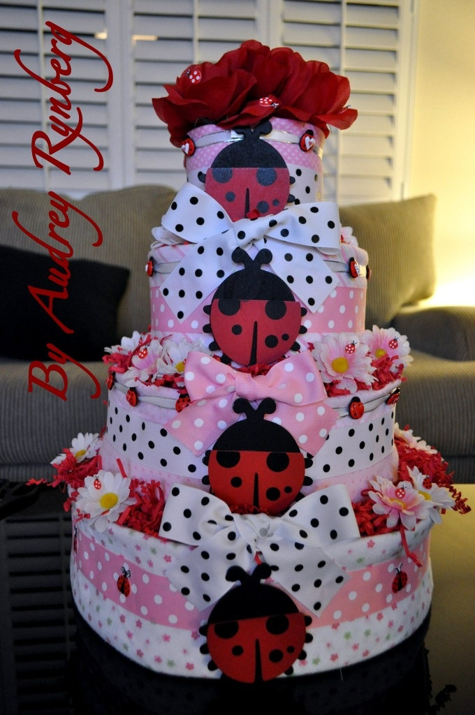 Home Made Baby Gifts
 Diaper Cakes For Girls
