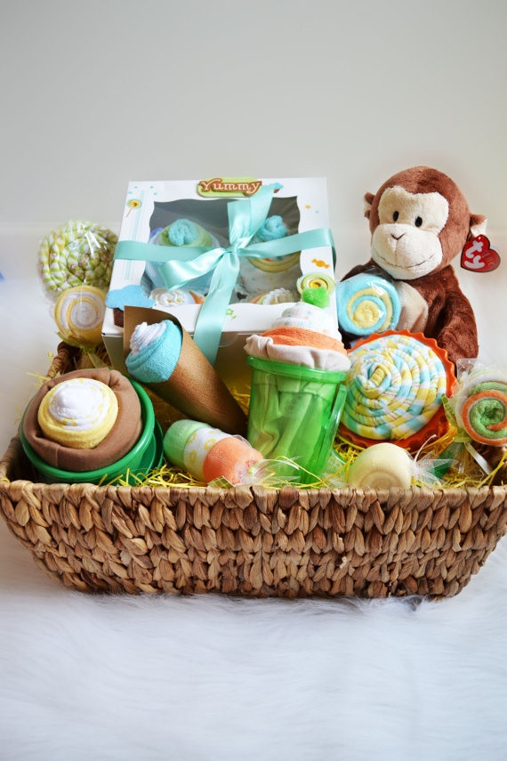 Homemade Baby Shower Gift Basket Ideas
 52 best images about baby t baskets on Pinterest