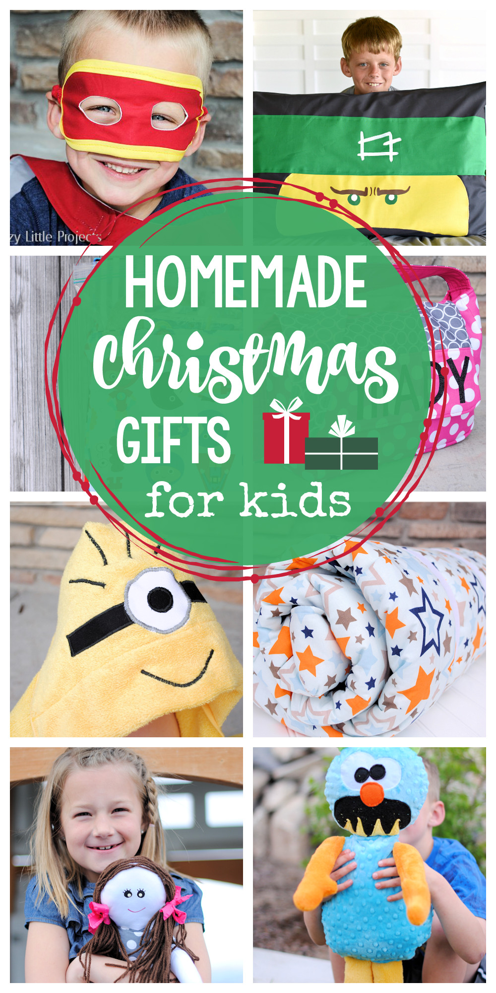 Homemade Christmas Gifts For Children
 25 Homemade Christmas Gifts for Kids Crazy Little Projects