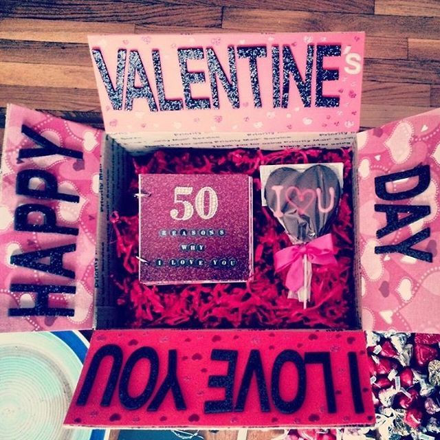 Homemade Gift Ideas For Boyfriend For Valentines Day
 Valentine box 50 reasons I LOVE U