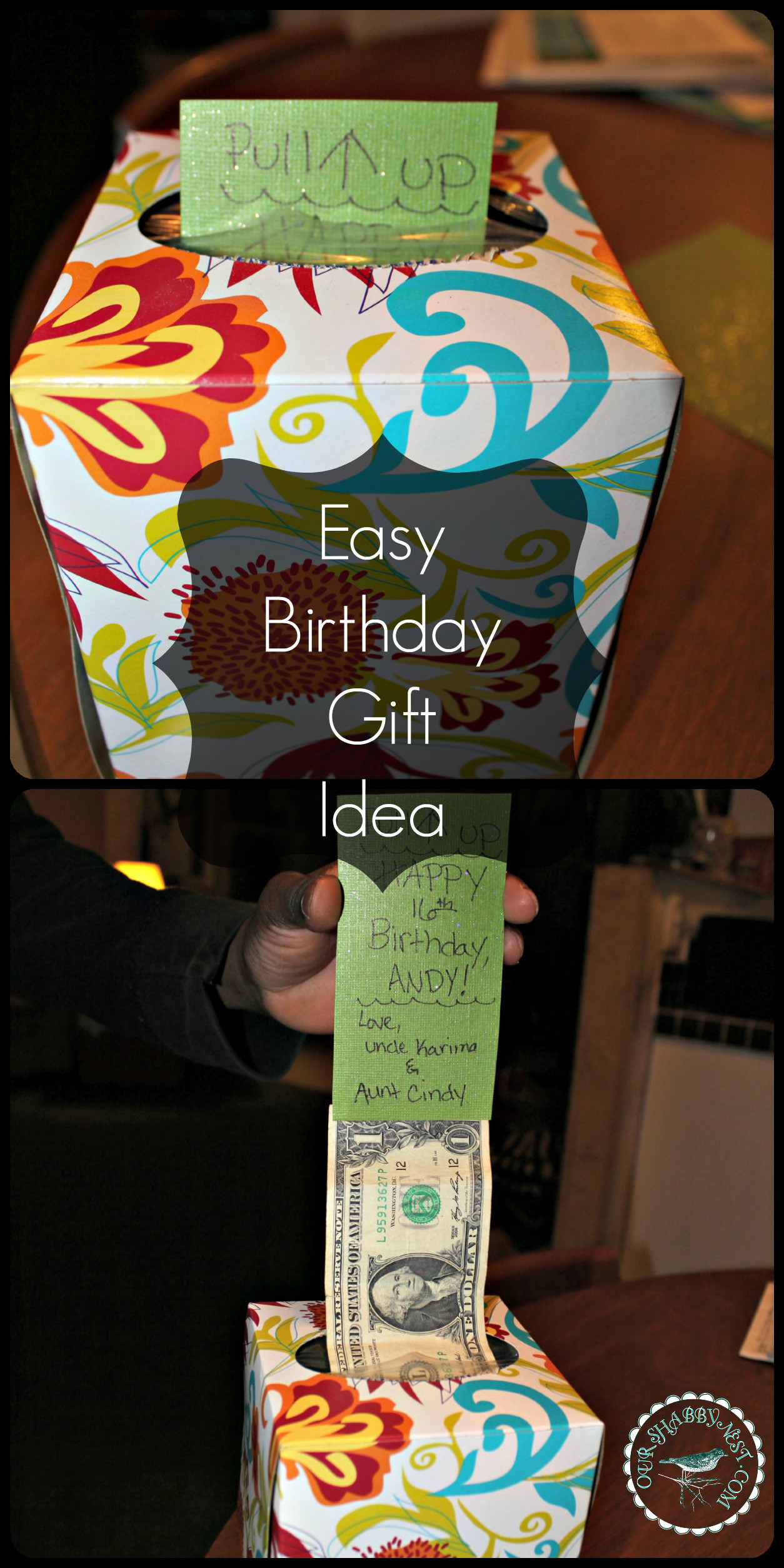 Homemade Gift Ideas For Boys
 Birthday t idea Money Homemade Gifts