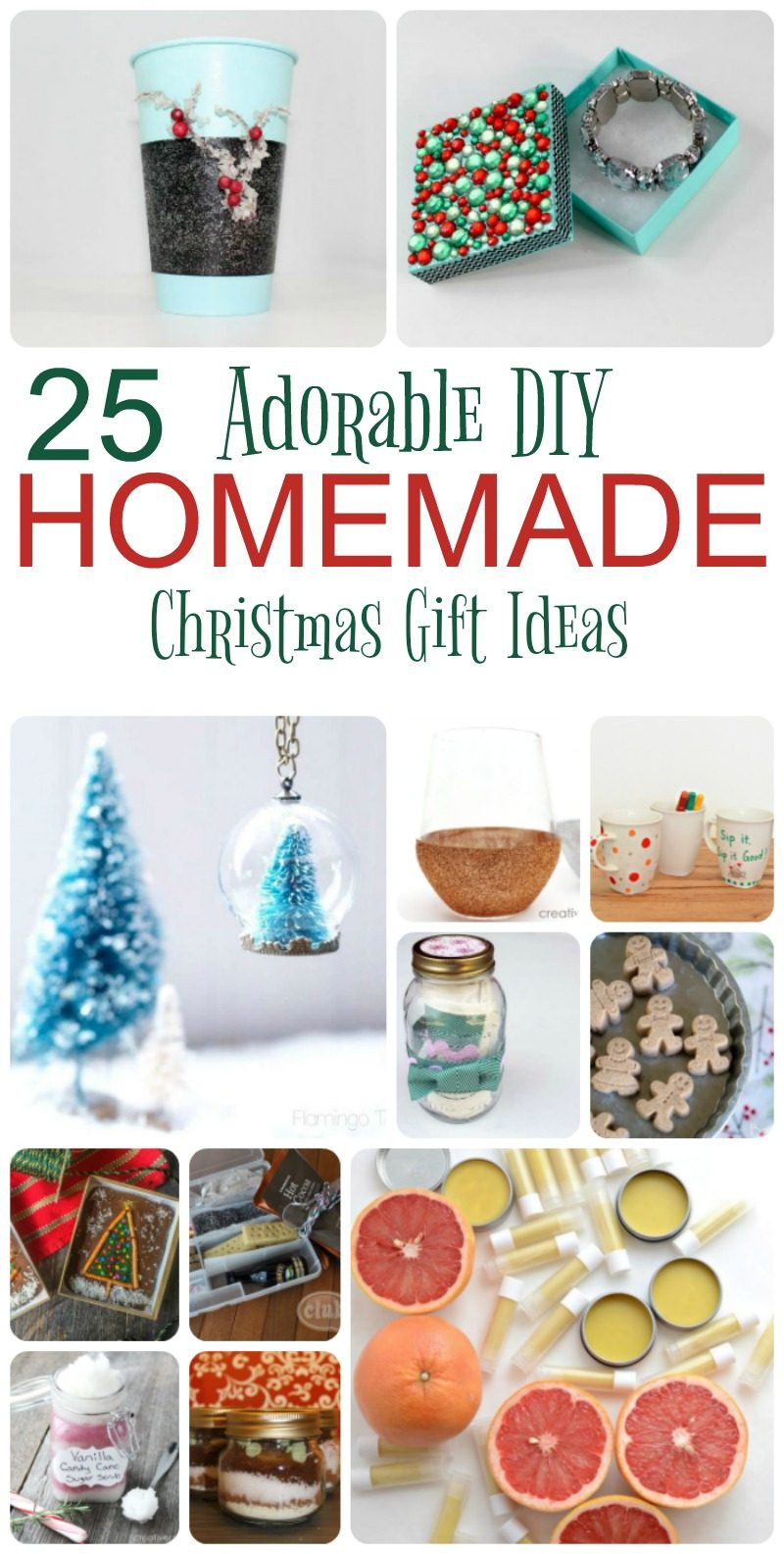 Homemade Gifts For Adults
 25 Adorable Homemade Gifts to Make for Christmas Pretty