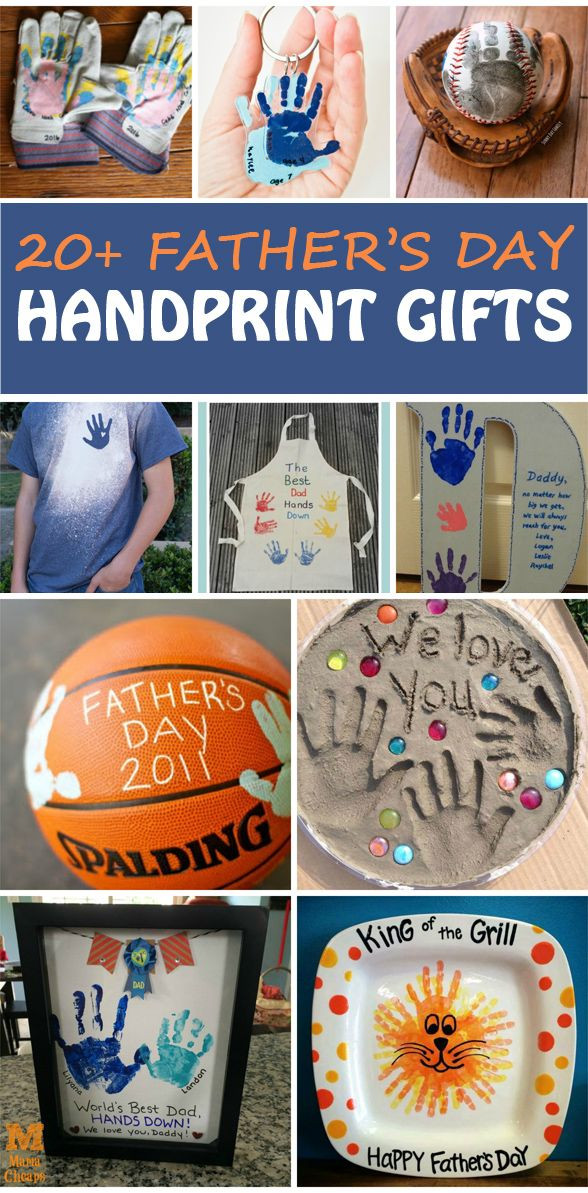 Homemade Gifts For Dad From Kids
 20 Father s Day Handprint Gifts For Dad And Grandpa