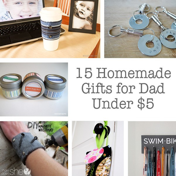 Homemade Gifts For Dad From Kids
 15 Homemade Gifts for Dads Under $5