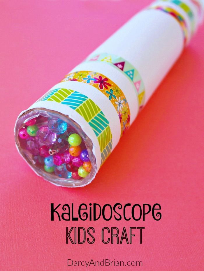 Homemade Projects For Kids
 Fun DIY Kaleidoscope Kids Craft Tutorial [ ]