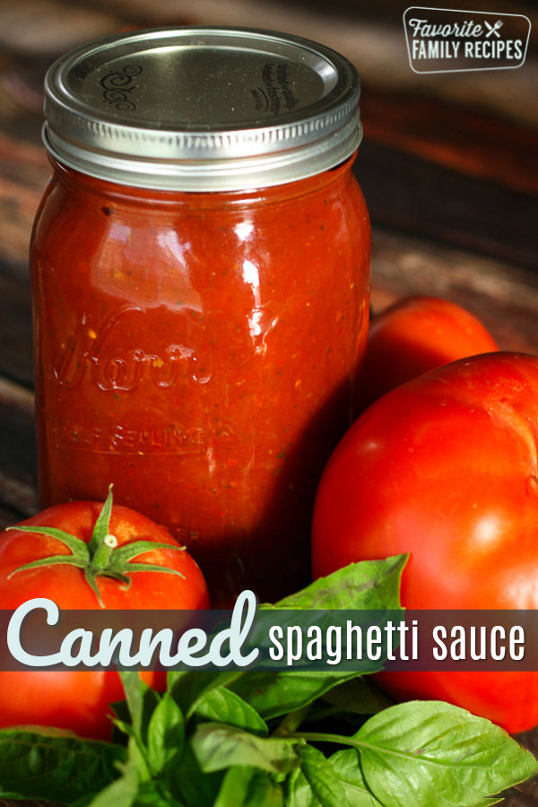 Homemade Spaghetti Sauce With Fresh Tomatoes For Canning
 Homemade Canned Spaghetti Sauce