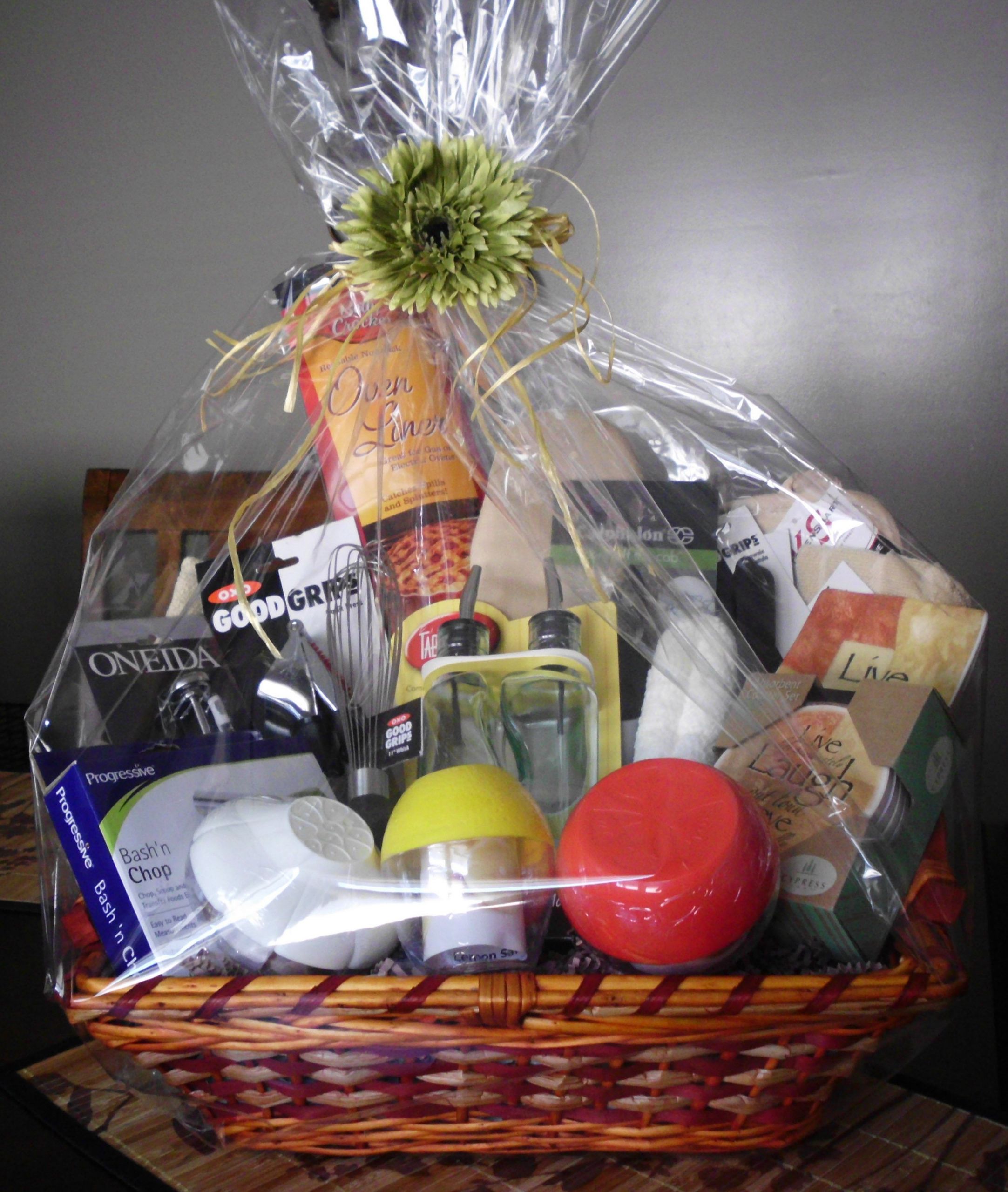 Homemade Wedding Gift Basket Ideas
 Bridal Shower Gift Basket Wrapped