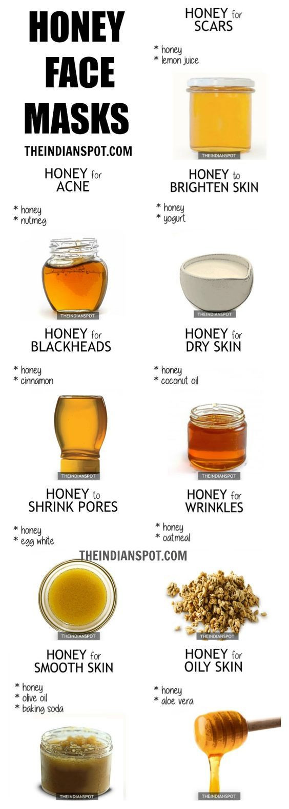 Honey Face Mask DIY
 10 Simple Honey Face Masks for every skin problems