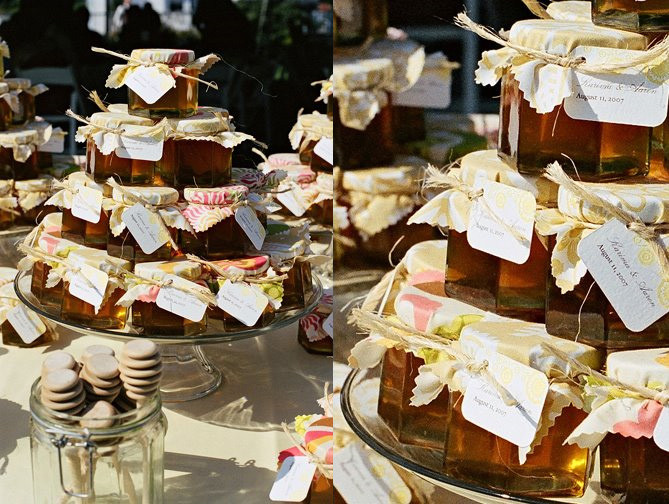 Honey Wedding Favors
 Exquisite Events Seattle Edible Wedding Favors
