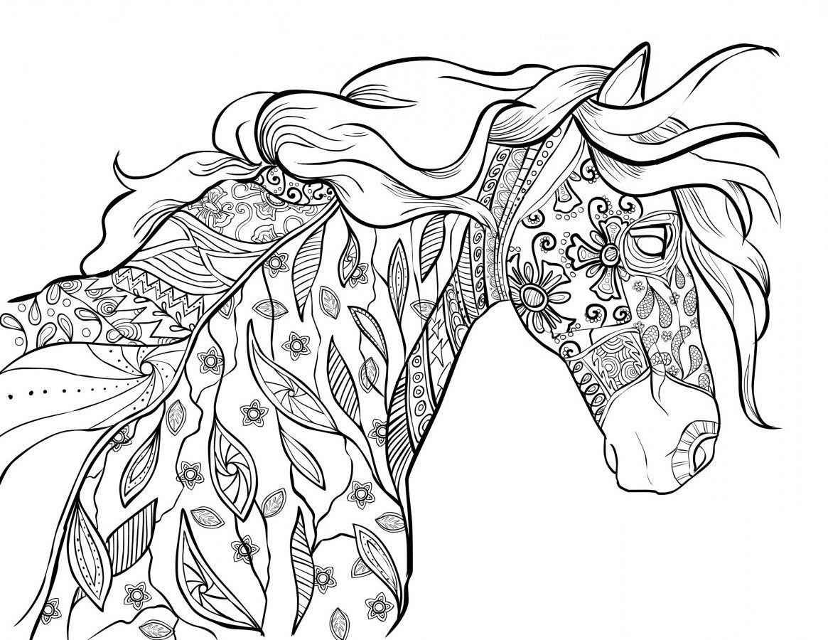 Horse Coloring Pages For Adults
 Horse Coloring Pages for Adults Best Coloring Pages For Kids