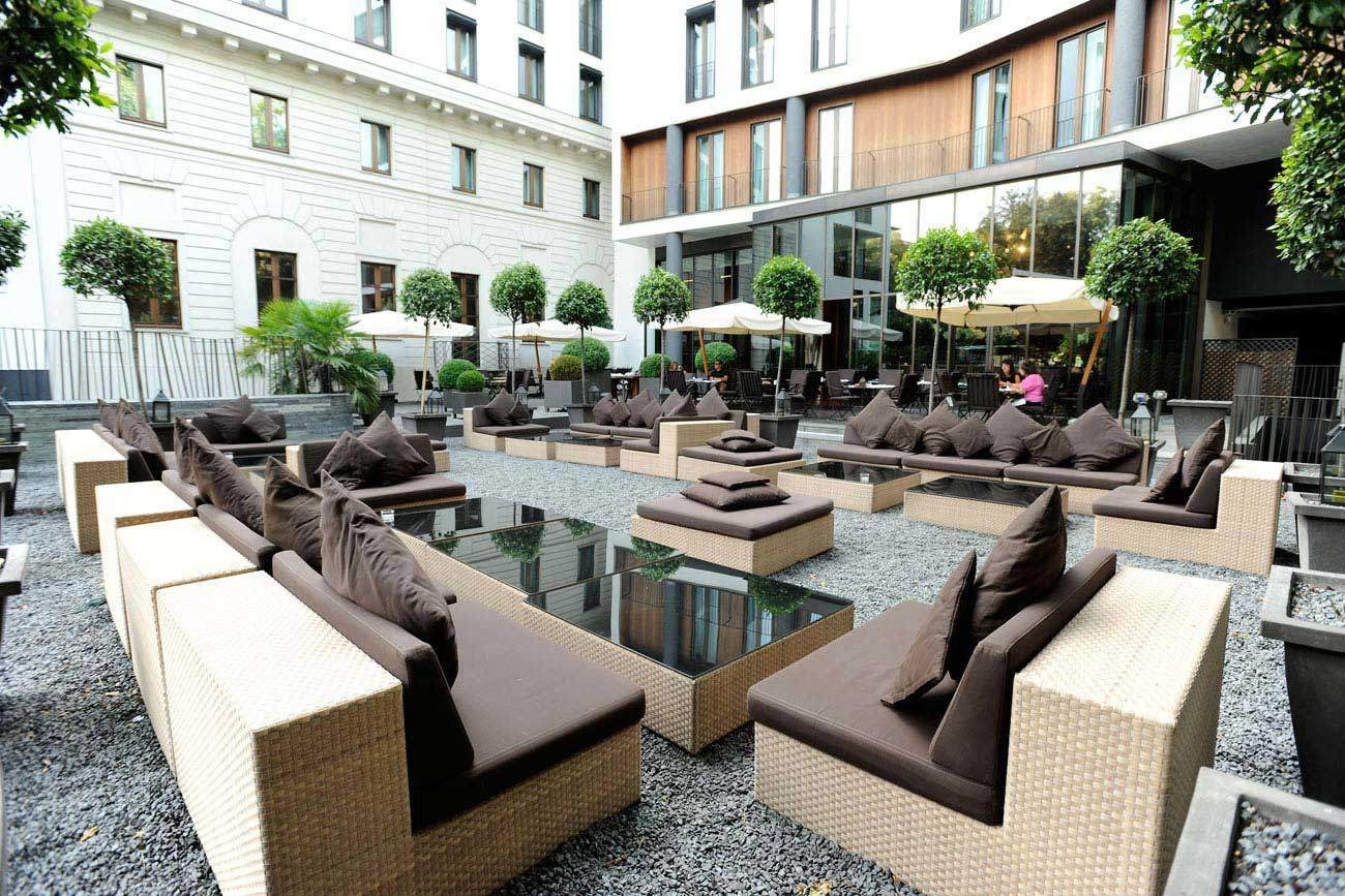 Hotel Terrace Landscape
 Bvlgari Hotel & Resorts Milan
