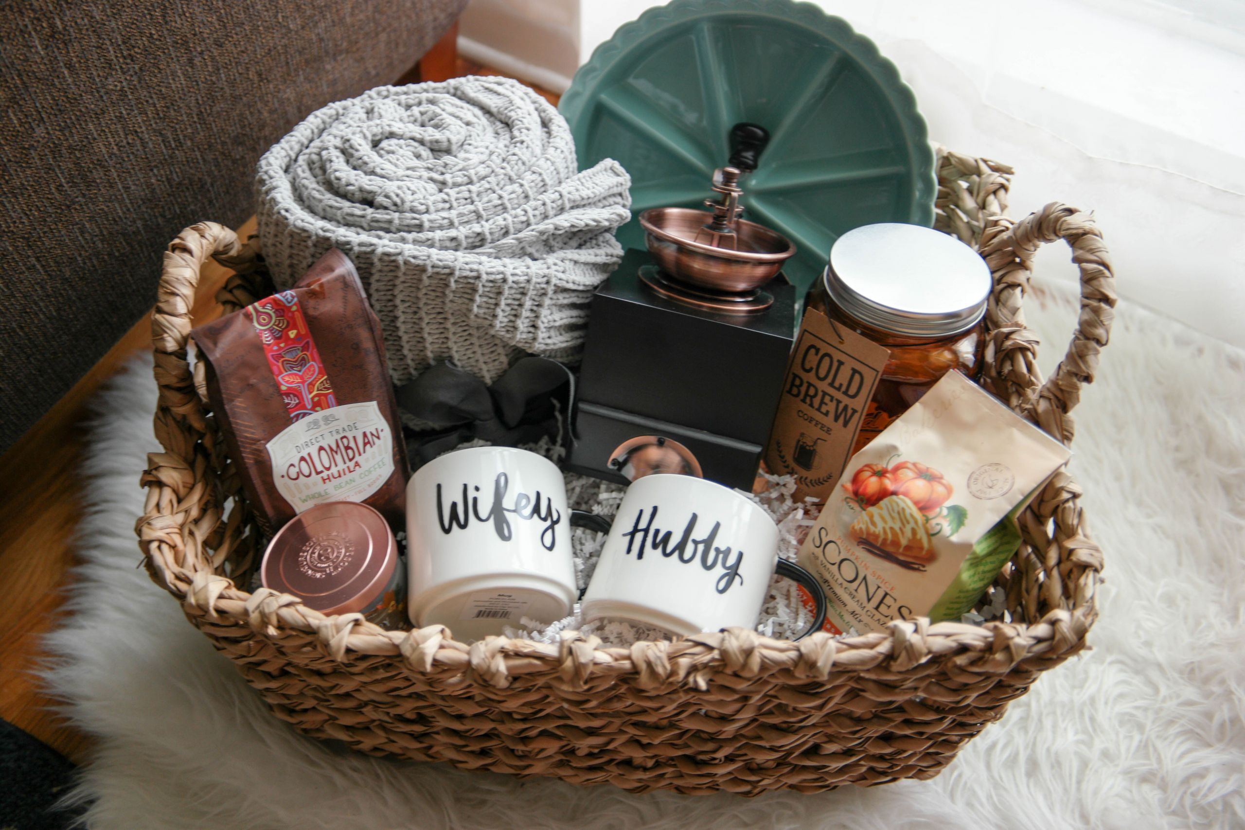 Housewarming Gift Ideas For Couples
 A Cozy Morning Gift Basket A Perfect Gift For Newlyweds