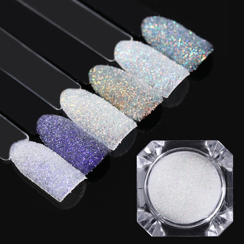 How To Apply Glitter Dust To Nails
 BORN PRETTY 3 Boxes Shell Glitter Powder Magic Colorful