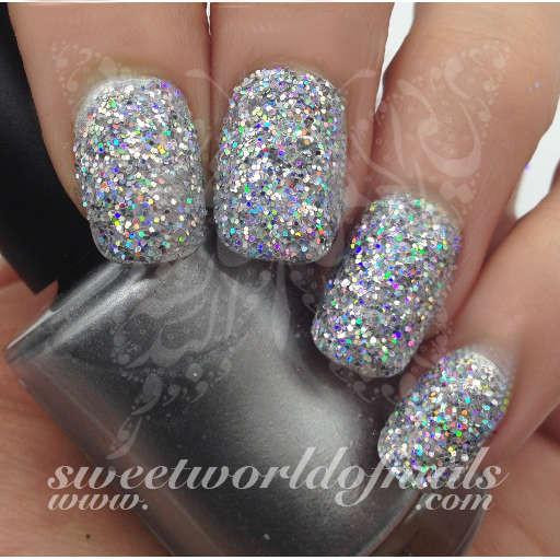 How To Apply Glitter Dust To Nails
 Nail Glitter Holographic Silver Sparkle Glitter Dust