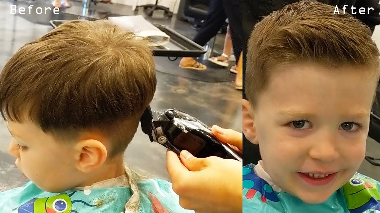 How To Cut Boy Hair
 How to Cut Little Boys Hair with Clippers & Scissors
