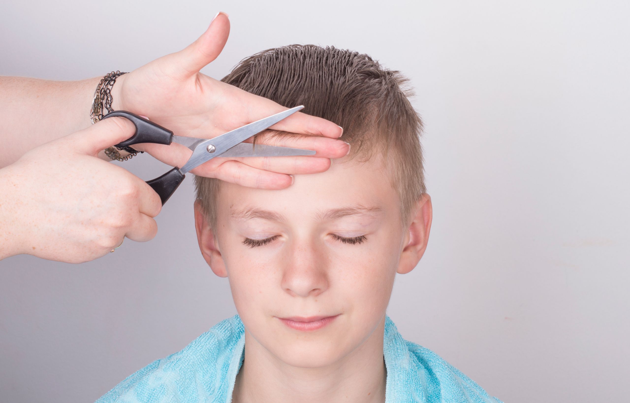 How To Cut Boy Hair
 3 Ways to Cut Boys Hair wikiHow