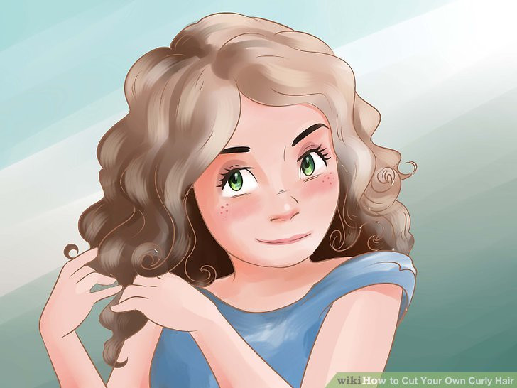 How To Cut Your Own Hair Curly
 4 Ways to Cut Your Own Curly Hair wikiHow