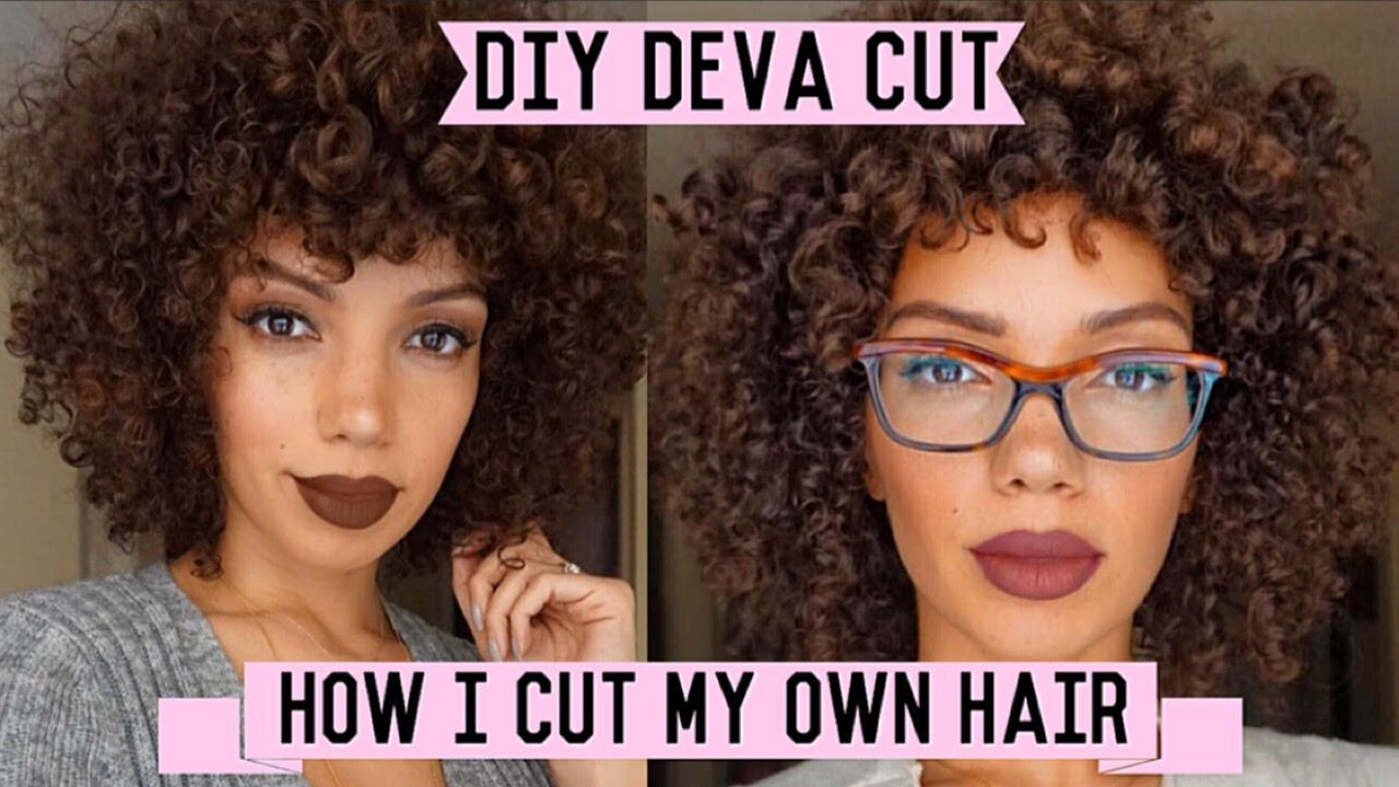 How To Cut Your Own Hair Curly
 Pinterest
