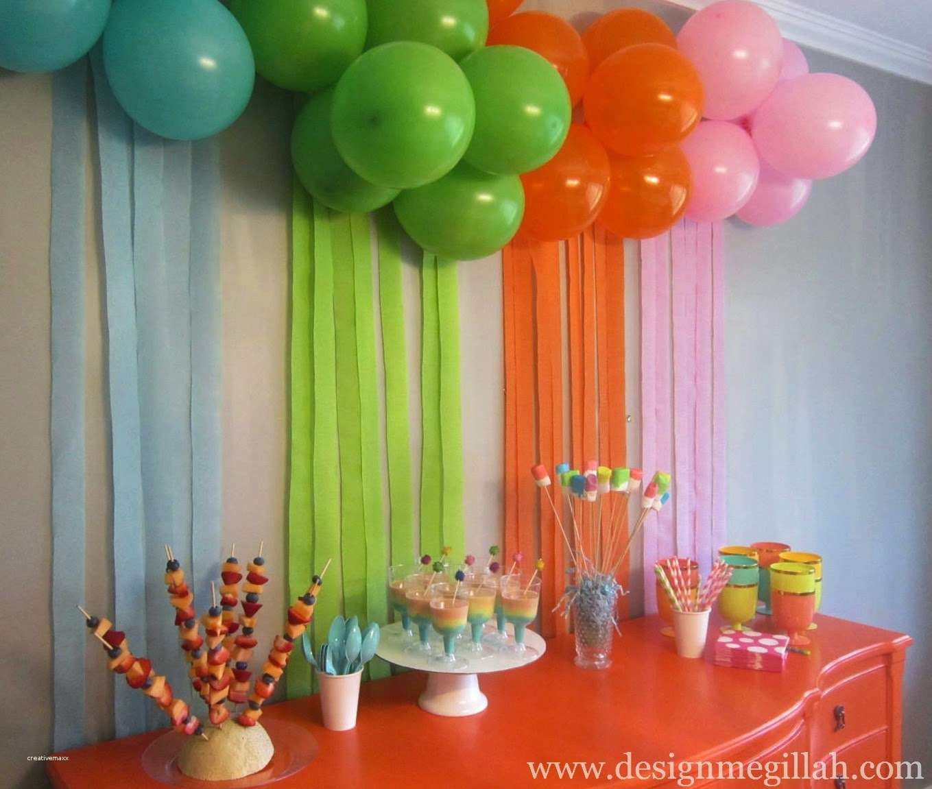 How To Decorate Birthday Party At Home
 Awesome 1st Birthday Party Simple Decorations at Home