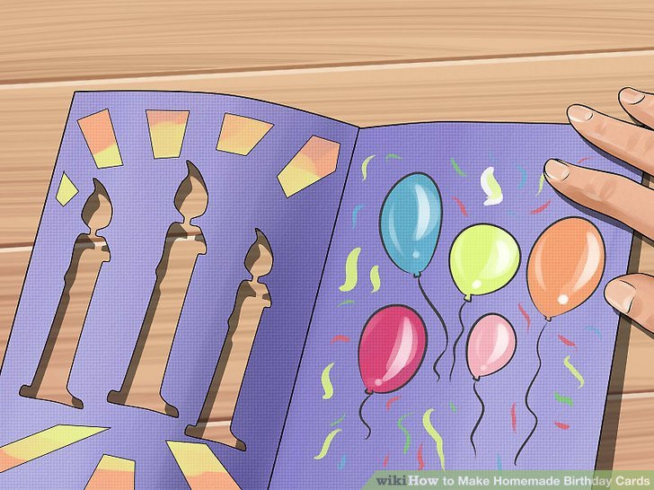 How To Draw A Birthday Card
 How to Make Homemade Birthday Cards wikiHow