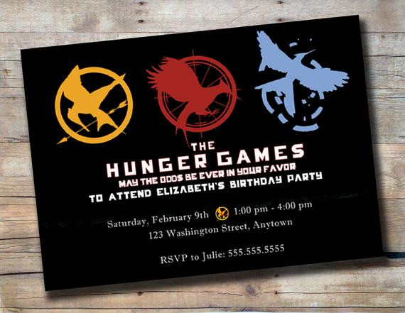 Hunger Games Birthday Invitations
 Unavailable Listing on Etsy