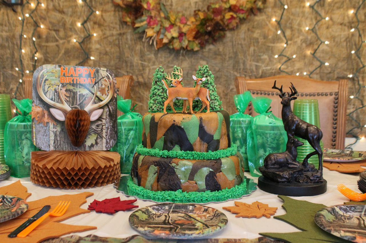 Hunting Birthday Party Ideas
 Camouflage Hunting Theme Party Fun Happy and Blessed Home