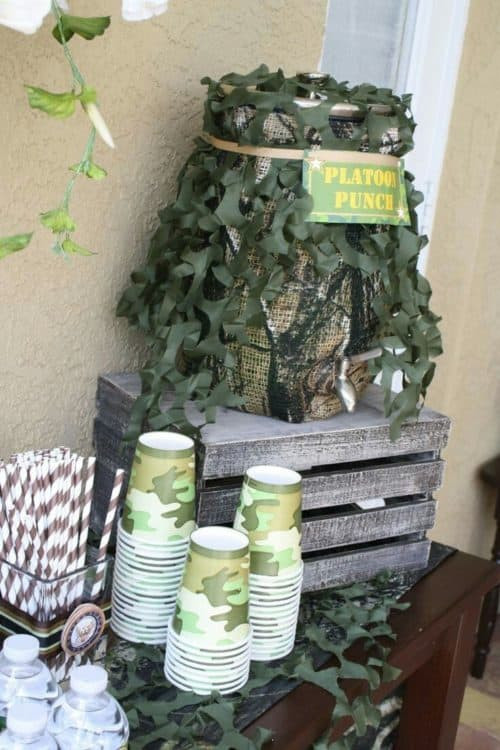Hunting Birthday Party Ideas
 Camouflage Camo Birthday Party Ideas