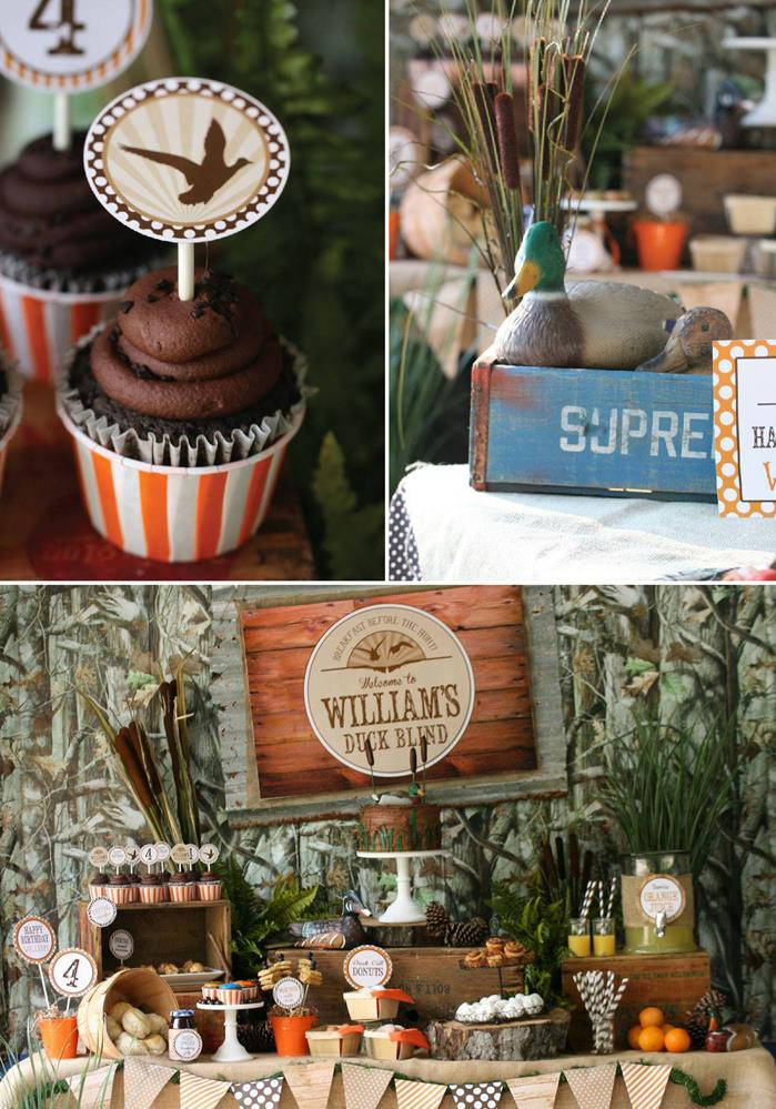 Hunting Birthday Party Ideas
 Kara s Party Ideas Duck Hunt Party Planning Ideas Supplies