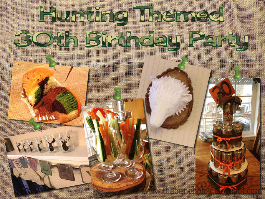 Hunting Birthday Party Ideas
 the bunch handcraftedylishly Hunting Themed Birthday