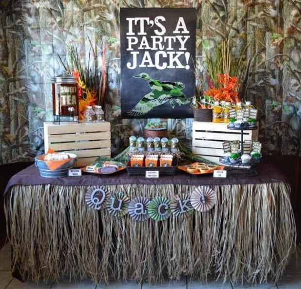 Hunting Birthday Party Ideas
 Duck Dynasty Boy s Birthday Party Ideas Spaceships and