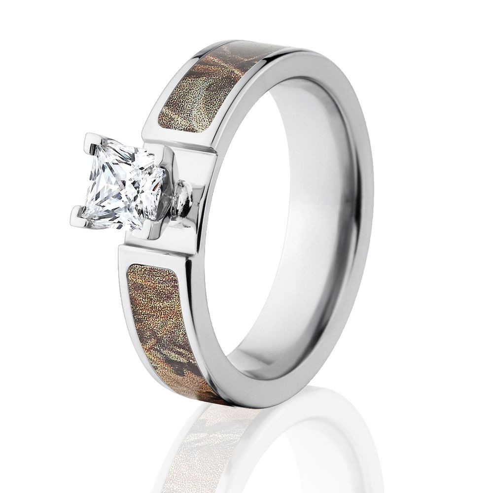 Hunting Wedding Bands
 ficial Licensed RealTree Max 4 Engagement Bands 1CT CZ