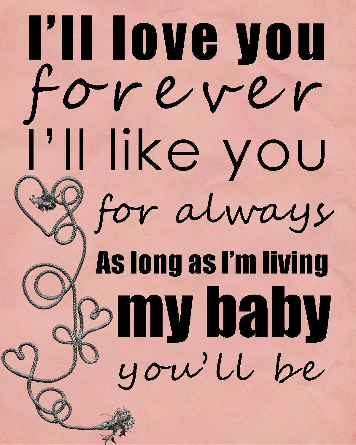 I Love You Quotes And Images
 All you need is LOVE Love You Forever