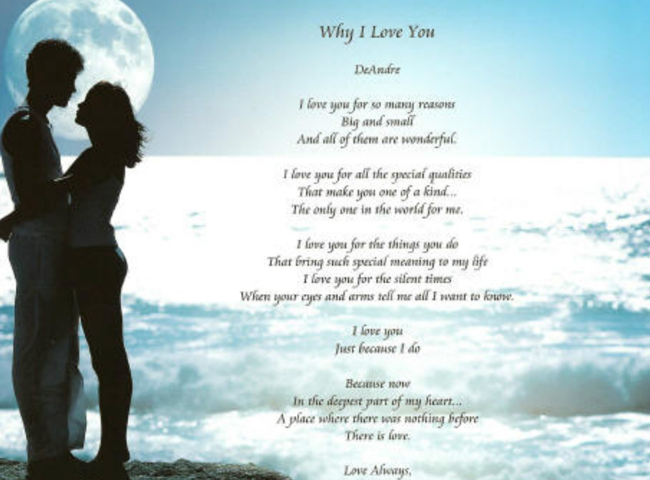 I Love You Romantic Quotes
 Why I Love You Quotes For Him QuotesGram