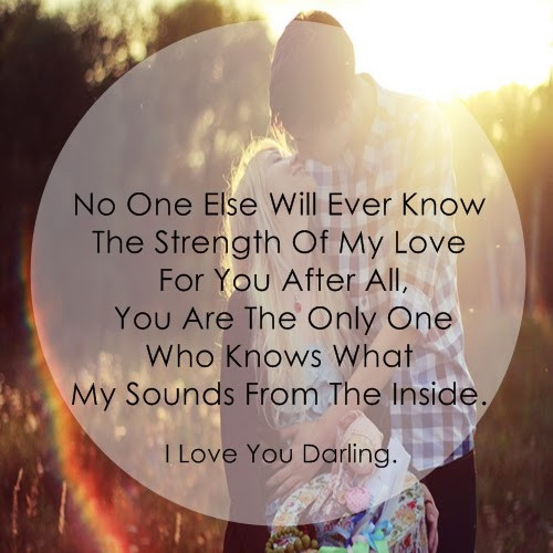 I Love You Romantic Quotes
 Darling I Love You Quotes QuotesGram