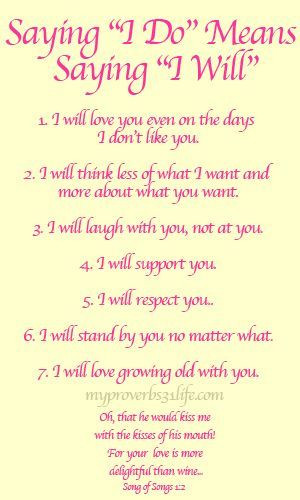 I Promise Wedding Vows
 Romantic Wedding Vows Examples For Her and For Him