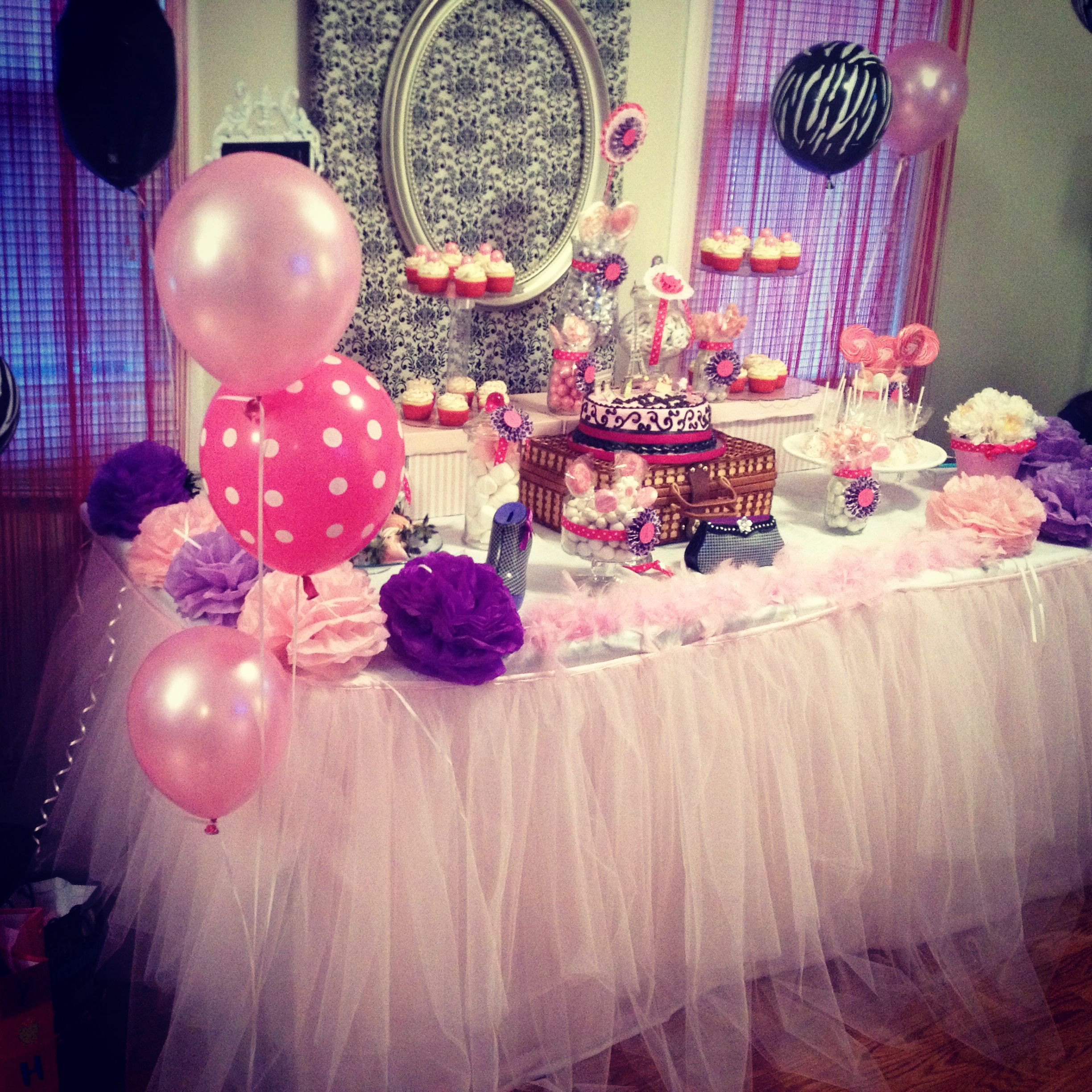 Ideas For 13 Year Old Girl Birthday Party
 Candy table for a twelve years old girl