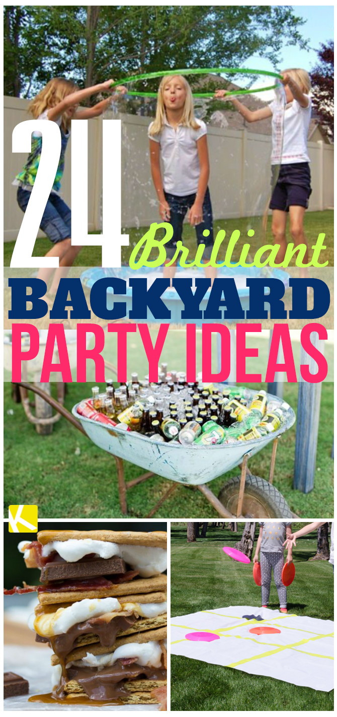 Ideas For Backyard Birthday Party
 24 Brilliant Backyard Party Ideas The Krazy Coupon Lady