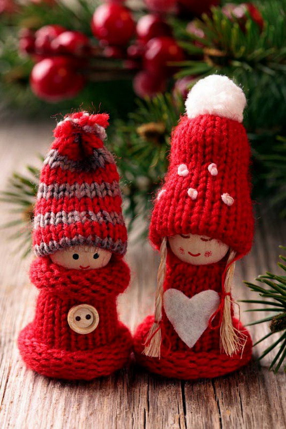 Ideas For Christmas Craft
 33 Cute Knitted Christmas Decorations For Your Home