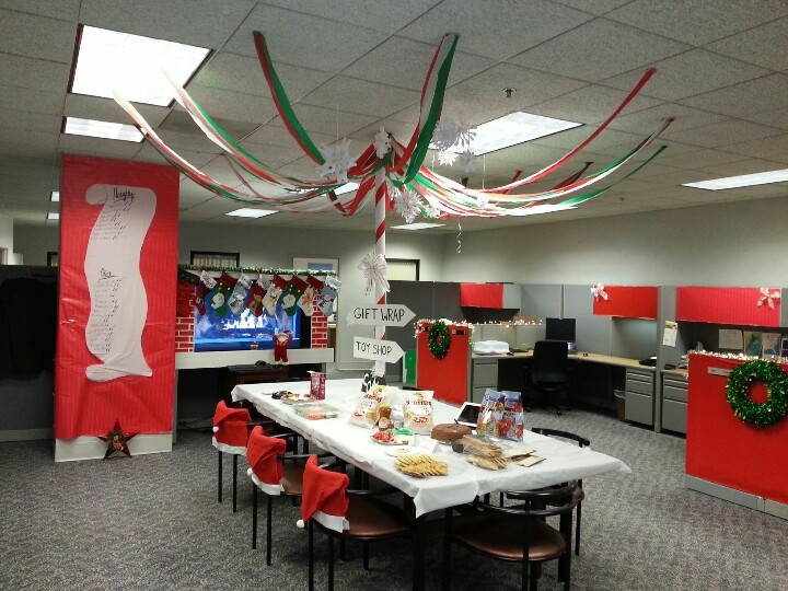 Ideas For Christmas Party At Workplace
 office Christmas decor