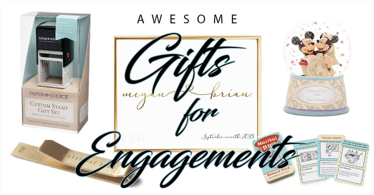 Ideas For Gifts For Engagement Party
 50 Awesomely Creative Engagement Gifts for the 2019
