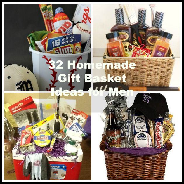 Ideas For Mens Gift Baskets
 32 Homemade Gift Basket Ideas for Men