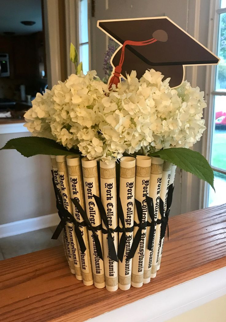 Ideas For Table Centerpieces For Graduation Party
 College Graduation Centerpiece party plans