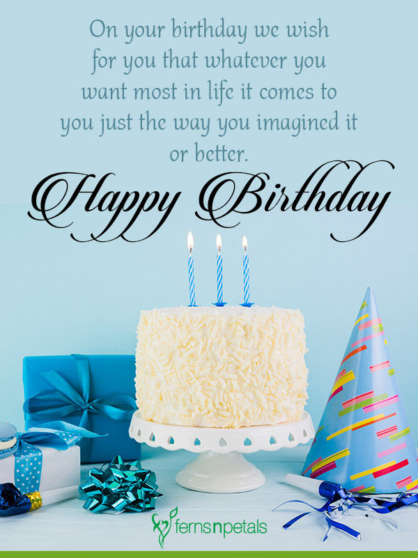 Images Birthday Wishes
 30 Best Happy Birthday Wishes Quotes & Messages Ferns