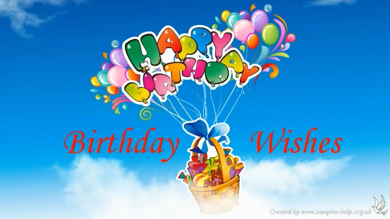Images Of Happy Birthday Wishes
 Birthday Wishes Sample