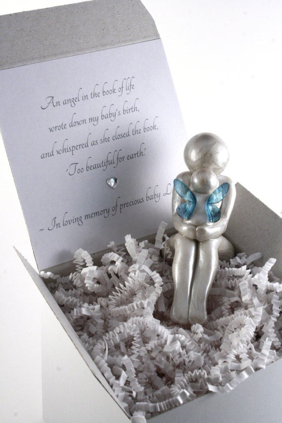 In Memory Gifts Loss Of A Child
 Mother and Baby Angel Child Loss Sympathy by TheMidnightOrange