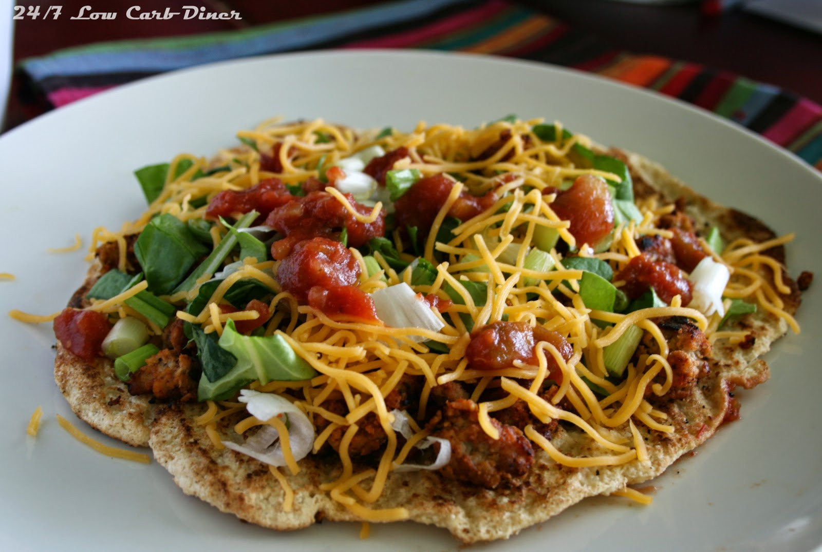 Indian Fry Bread Taco
 24 7 Low Carb Diner Indian Fry Bread Tacos