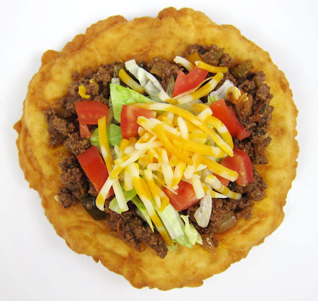 Indian Fry Bread Taco
 Recipe Native American Frybread and Tacos
